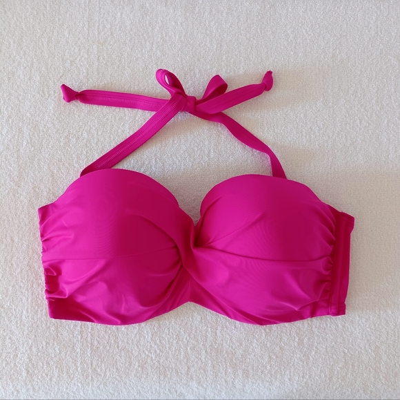 LASCANA Twist Bandeau Bikini Top, size 36DD - Picture 1 of 13